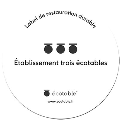 Label Écotable 3 macarons
